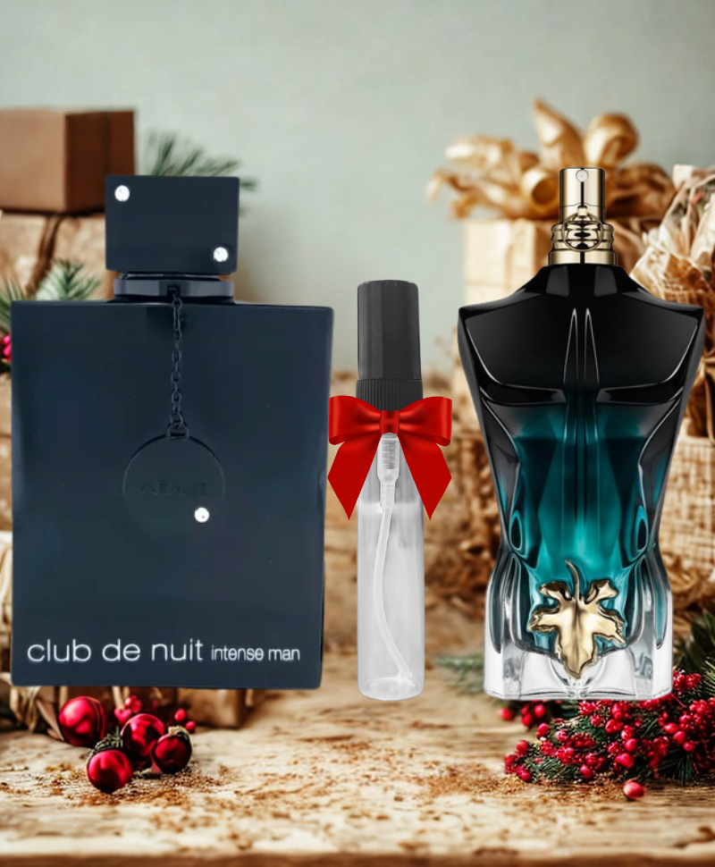 PACK DECANTE CLUB DE NUIT 10ml & JPG LE BEAU LE PARFUM 10ml + DECANTE 10ml OFFERT