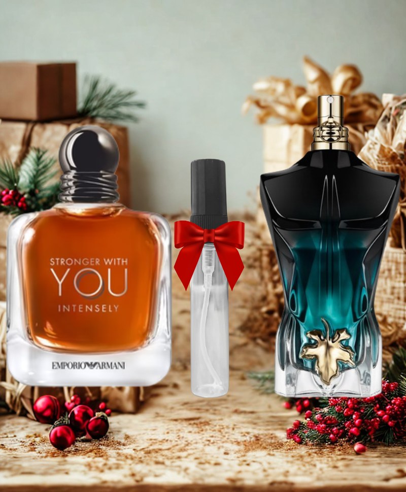 PACK DECANTE STRONGER WITH YOU INTENSLY 10ml & JPG LE BEAU LE PARFUM 10ml + DECANTE 10ml OFFERT